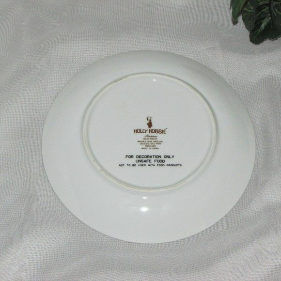 1970's HOLLY HOBBIE Collector Plate A Little Spice & A Lot of Nice Vintage - Picture 2 of 4